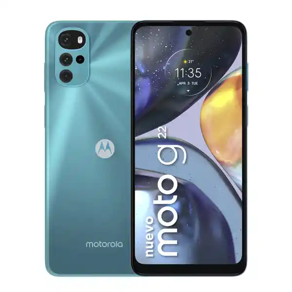 Motorola Celular 128Gb Azul Moto G22