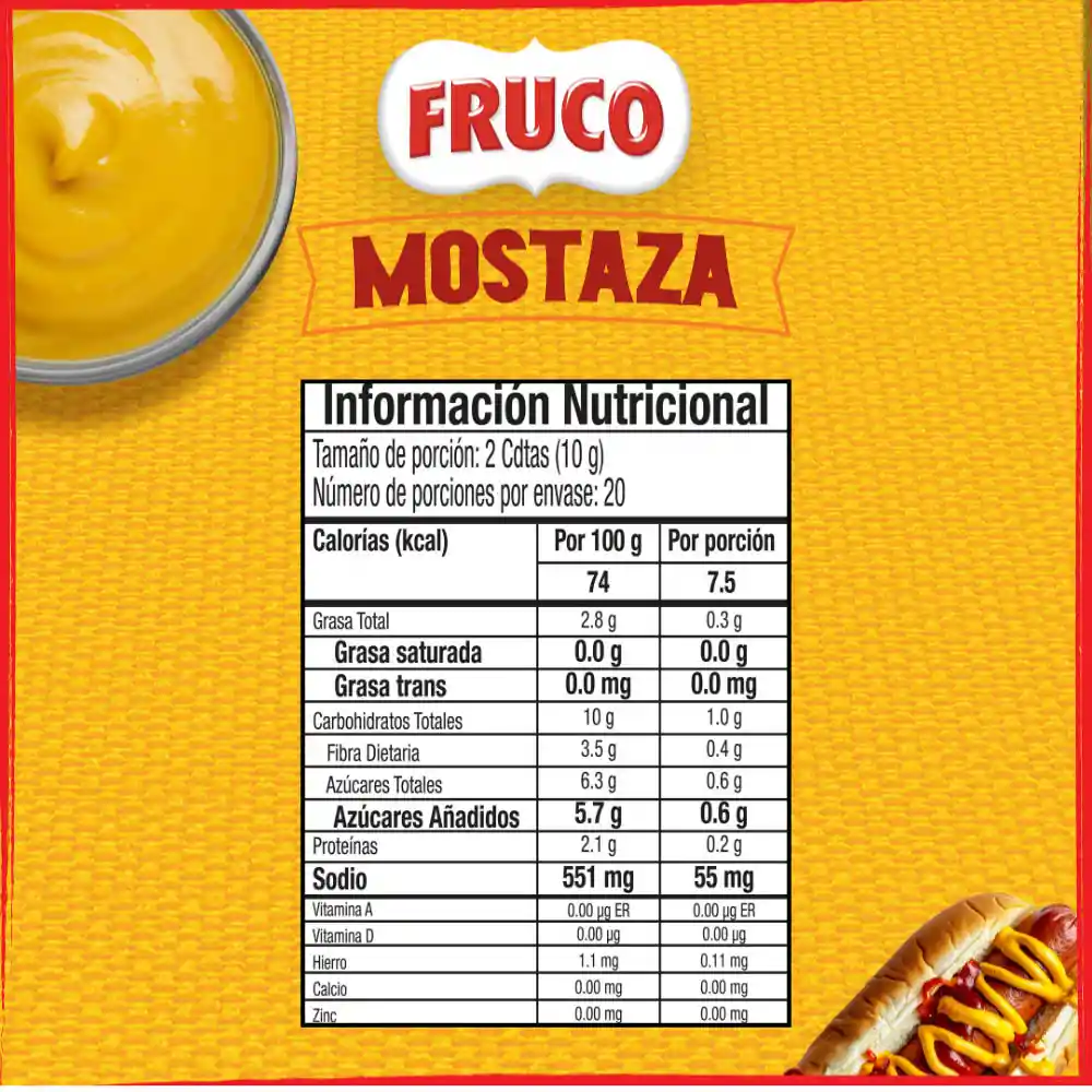 Salsa con Mostaza Fruco doypack 200G