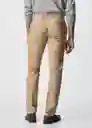 Pantalón Barna Beige Talla 46 Hombre Mango