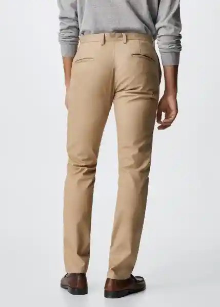 Pantalón Barna Beige Talla 46 Hombre Mango