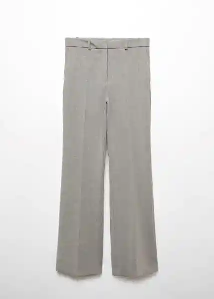 Pantalón Emma Gris Medio Vigoré Talla 42 Mujer Mango