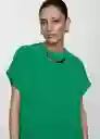 Top Bubble-a Esmeralda Talla S Mujer Mango