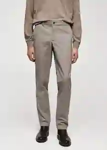 Pantalón Brest Ceniza Talla 38 Hombre Mango