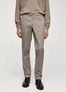 Pantalón Brest Ceniza Talla 38 Hombre Mango