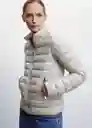 Abrigo Anorak Blandi Piedra Talla 18 Mujer Mango