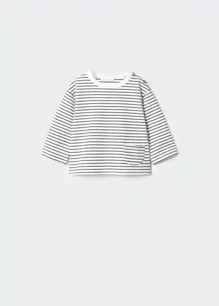 Sudadera Stripe Antracita Talla 61 Niños Mango