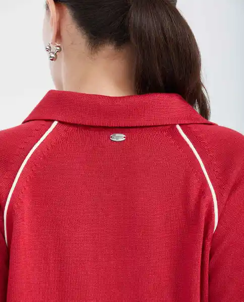 Suéter Retro Femenino Rojo Subido Oscuro XS Chevignon