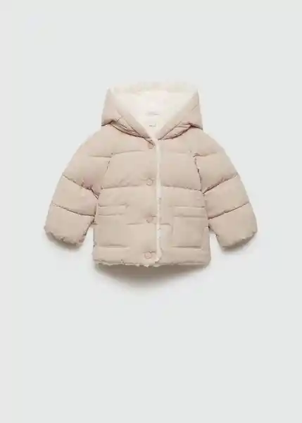 Abrigo Anorak Patrick7 Beige Talla 66 Niños Mango