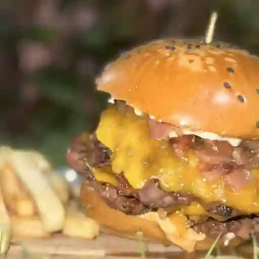 Texas "smash triple carne"