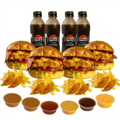 Combo piriburgers familiar (nuevo)