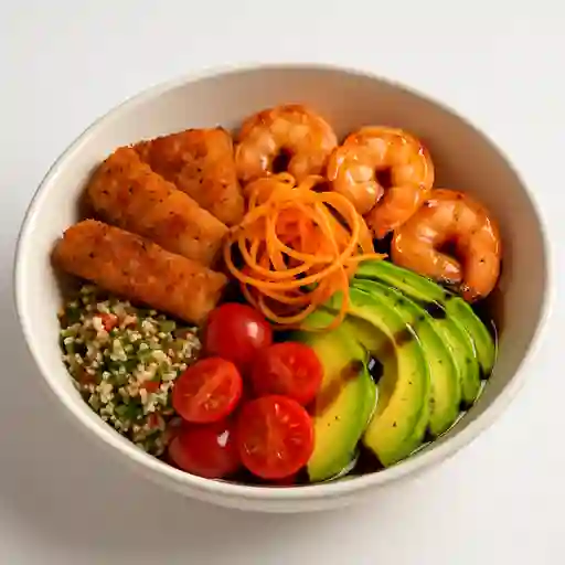 Bowl Camarón y Pescado