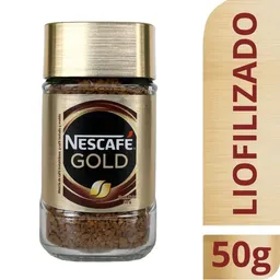 Café liofilizado NESCAFÉ GOLD instantáneo x 50g