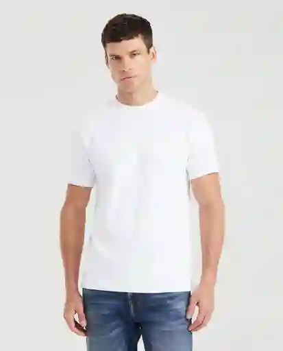 Camiseta Duotono Duck Masculino Blanco 0 Claro L Chevignon