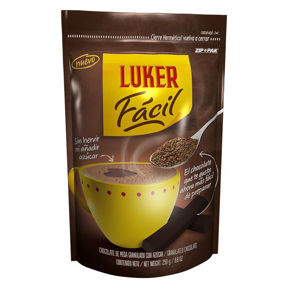 Luker Chocolate en Polvo con Azúcar Fácil 250 g