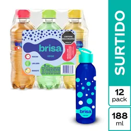 Combo Agua Brisa Saborizada Surtida + Gratis Termo Brisa