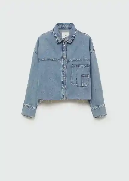 Sobrecamisa Venetia Tejano Medio Talla M Mujer Mango