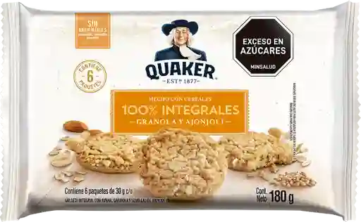 Quaker Galletas Avena ganola 30 g