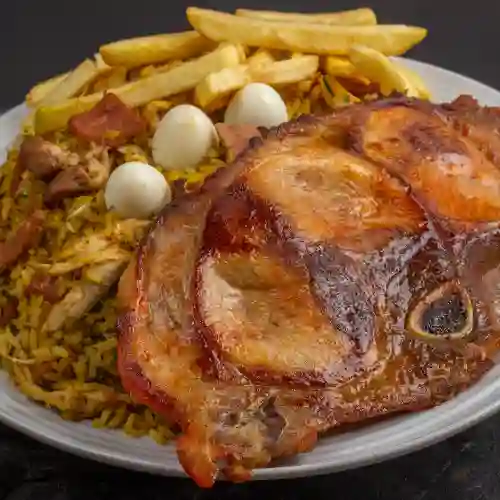 Combo Arroz Chino Cerdo a la Plancha.