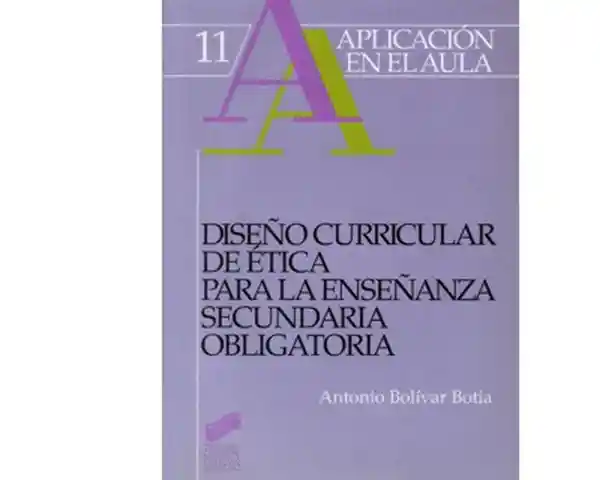 Diseño Curricular de Ética Para la Enseñanza