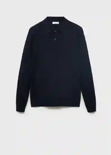 Camiseta Polo Tens Navy Talla M Hombre Mango