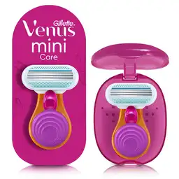 GILLETTE Venus Snap Cuchilla de Afeitar Mujer con Estuche Portatil para Viajar Depilación Corporal Femenina 1 Ud