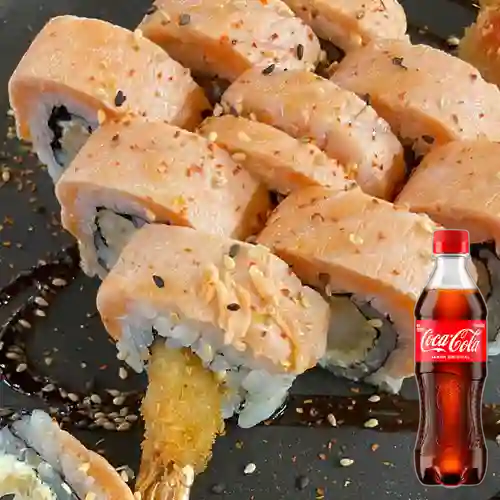 Combo Sushi Acapulco Roll + Coca-cola Original 400Ml