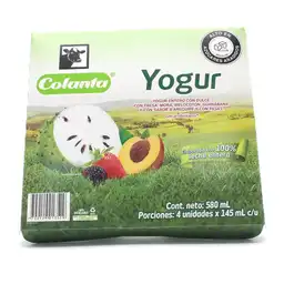 Colanta Yogur Entero con Dulce Sabores Surtidos