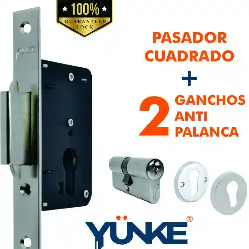 Yunke Cerradura Auxiliar Seguridad Pasador Cuadrado