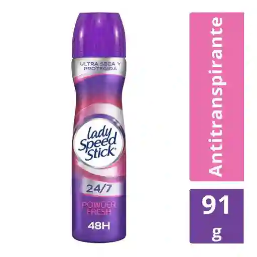 Lady Speed Stick Desodorante Powder Fresh 24/7 en Spray