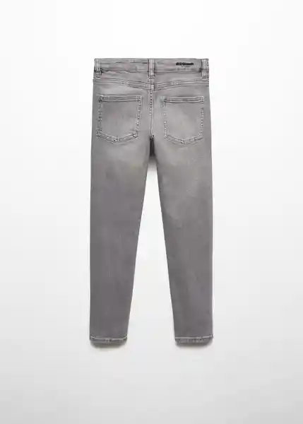 Jean Slim Tejano Niños Gris Talla 6 Mango