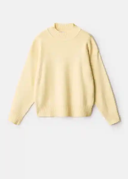 Saco Jersey Rino Amarillo Talla S Mujer Mango