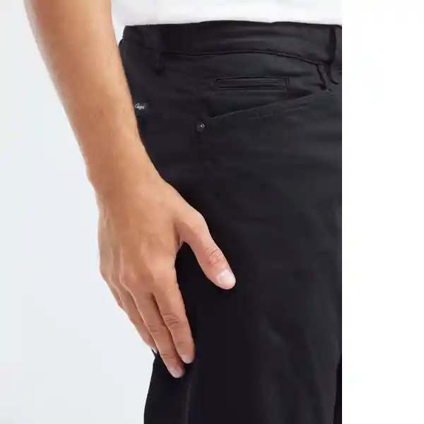 Slim Roket Pants Negro Noche Ultraoscuro Talla 28 Hombre Chevignon