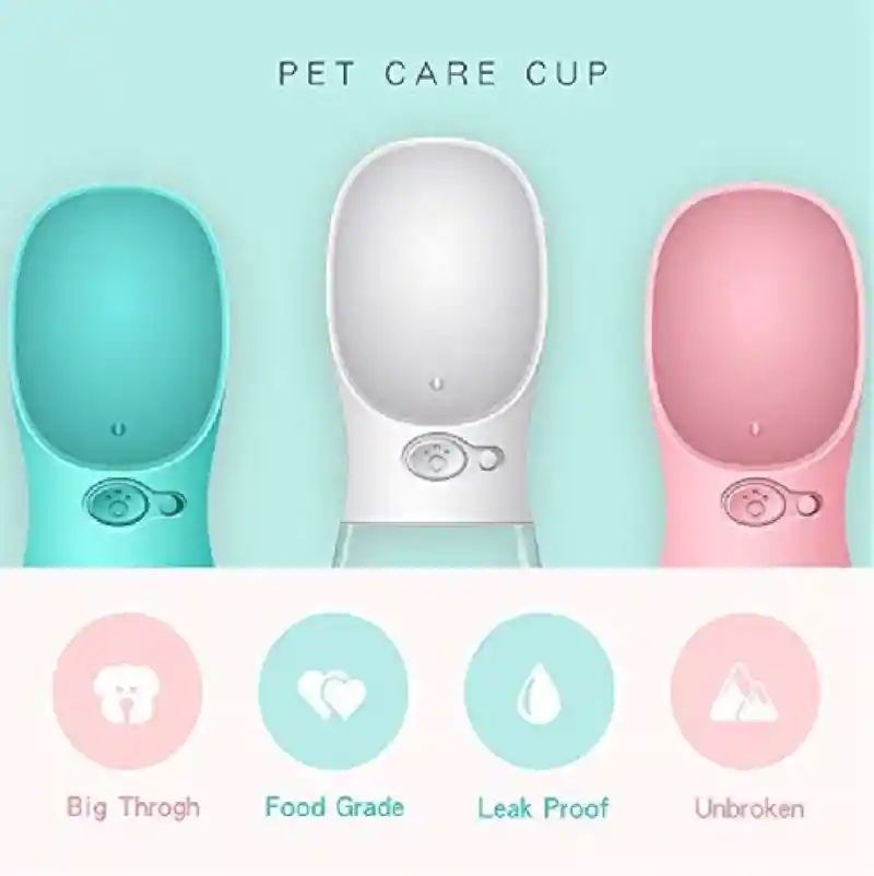 Bebedero Portatil Pet Care Cup Grande 550 mL