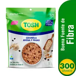 Tosh Granola Artesanal Avena y Pasas