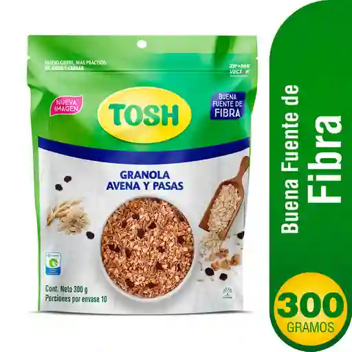 Tosh Granola Artesanal Avena y Pasas