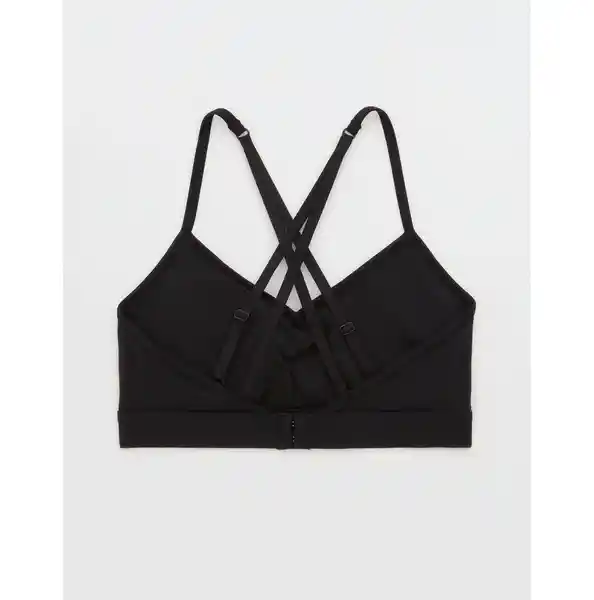 Top Deportivo Aerie Negro Talla MEDIUM American Eagle