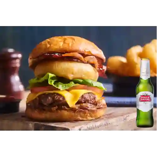 Combo Frencheese Classic BBQ + Stella Artois Bot. 330ml
