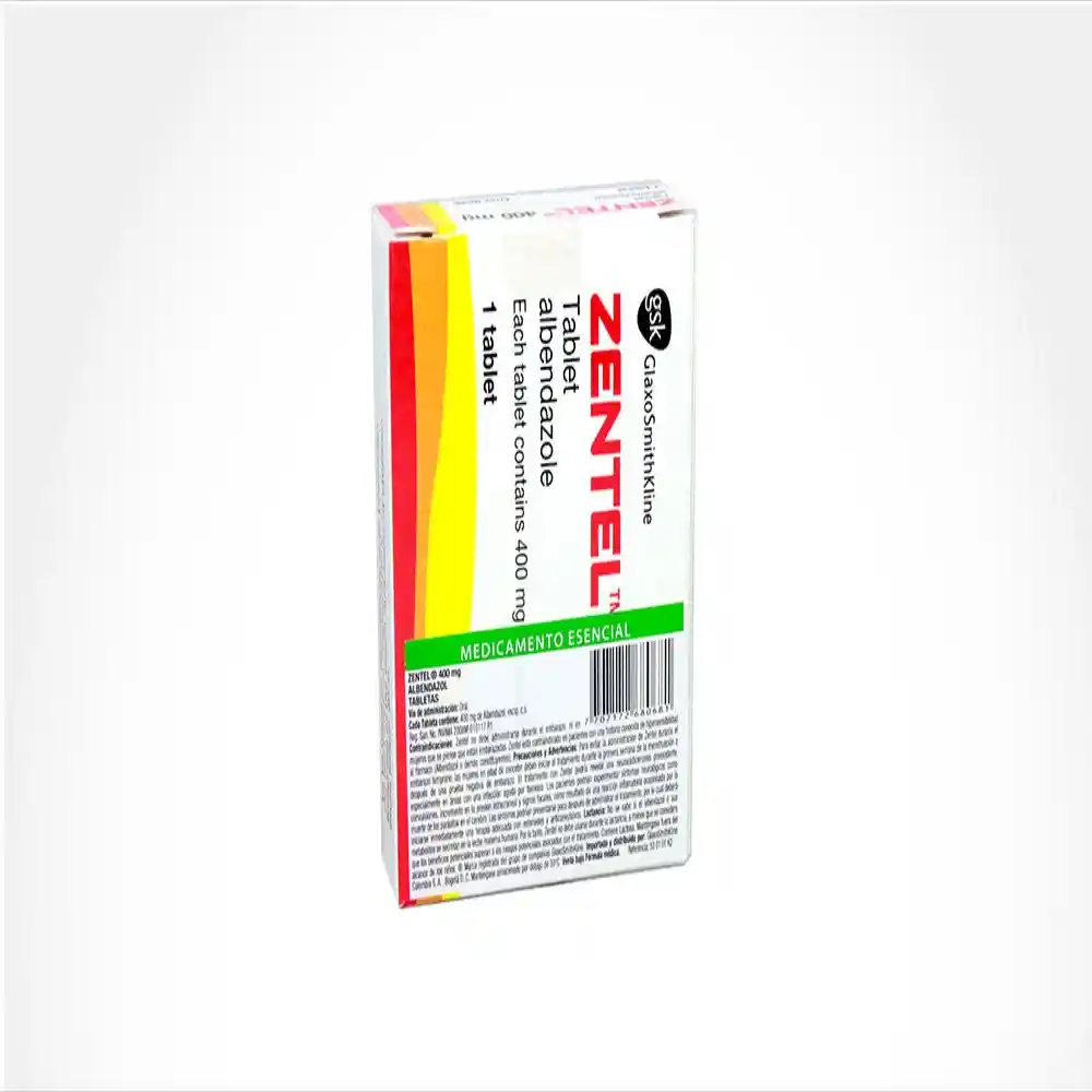 Zentel (400 mg) 1 Tableta
