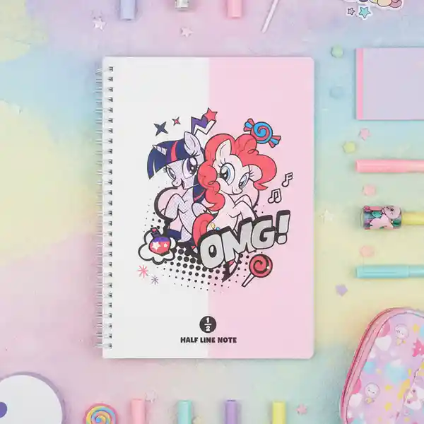 Cuaderno Argollado Pinky Pie y Twilight Sparkl Miniso