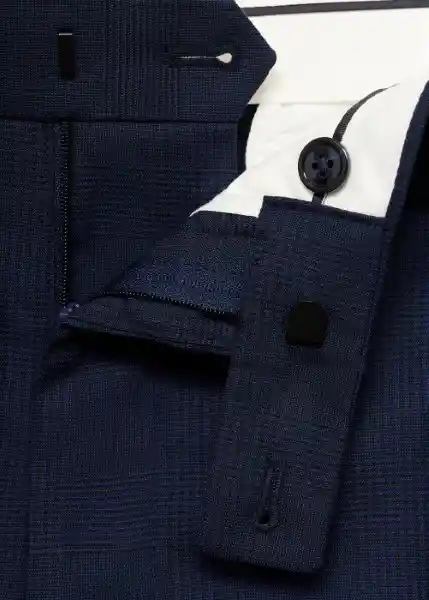 Pantalón Milan Marino Talla 44 Hombre Mango