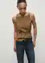 Jean Fiona Tejano Oscuro Talla 38 Mujer Mango