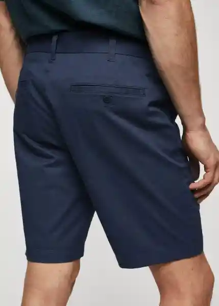 Bermuda Gracia Navy Talla 40 Hombre Mango