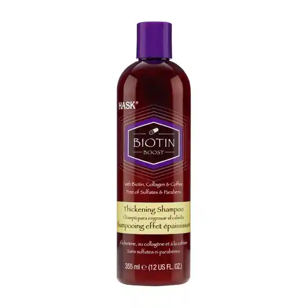 Hask Shampoo Engrosador Con Biotina 355 mL