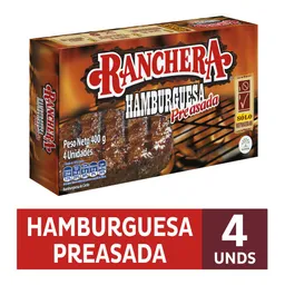 Ranchera Carne para Hamburguesa Preasada