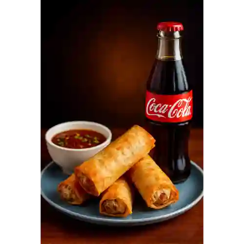 Combo Egg Rolls Vegetarianos X 20.