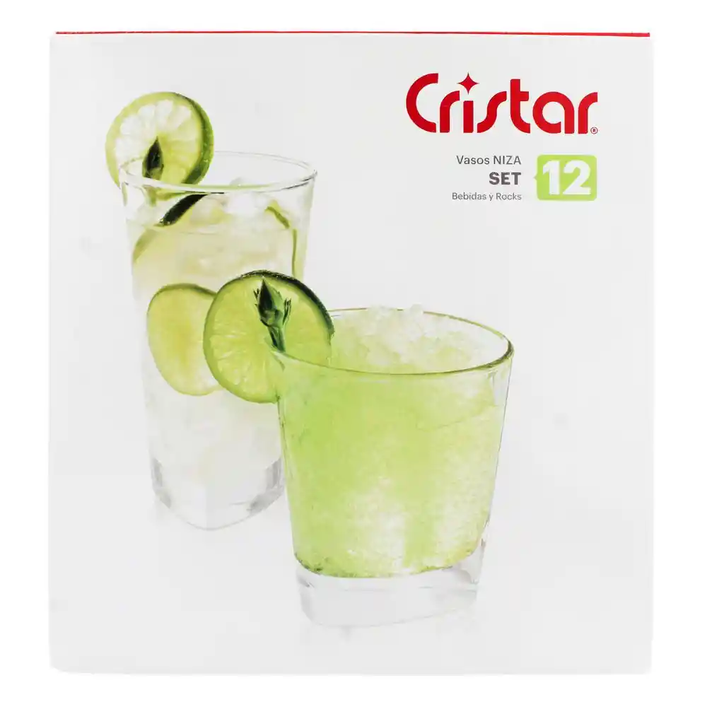 Set X 12 Piezas Niza Cristar 9380El