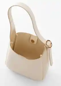 Bolso I Salva Off White Talla 99 Mujer Mango