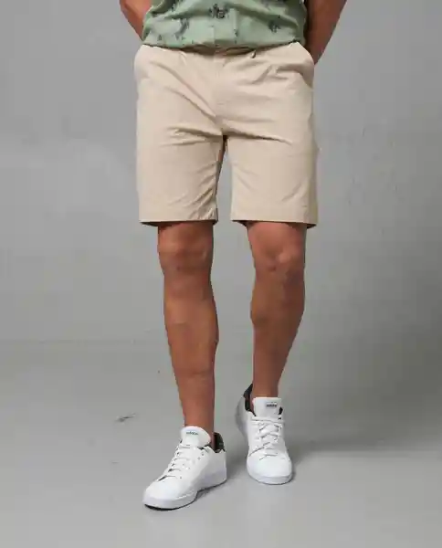Bermuda Hombre Beige Talla 34 152G001 Rifle