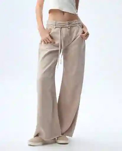 Pantalón Mujer Crudo Talla 6 631G002_CRU110606 Americanino