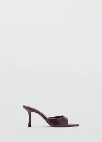 Sandalias Pepyg Burdeos Talla 36 Mujer Mango